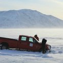 Stuck in a snow drift