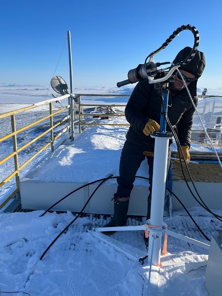 Erik levelling the Pandora