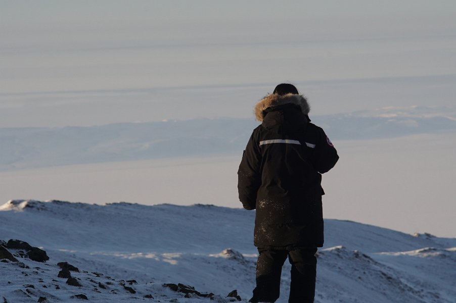 Ramina taking in the view