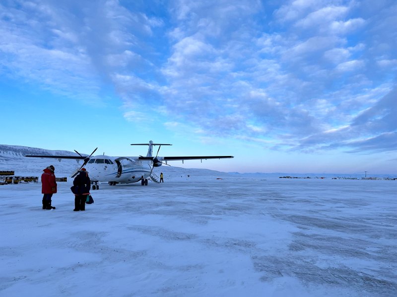 At the Eureka runway