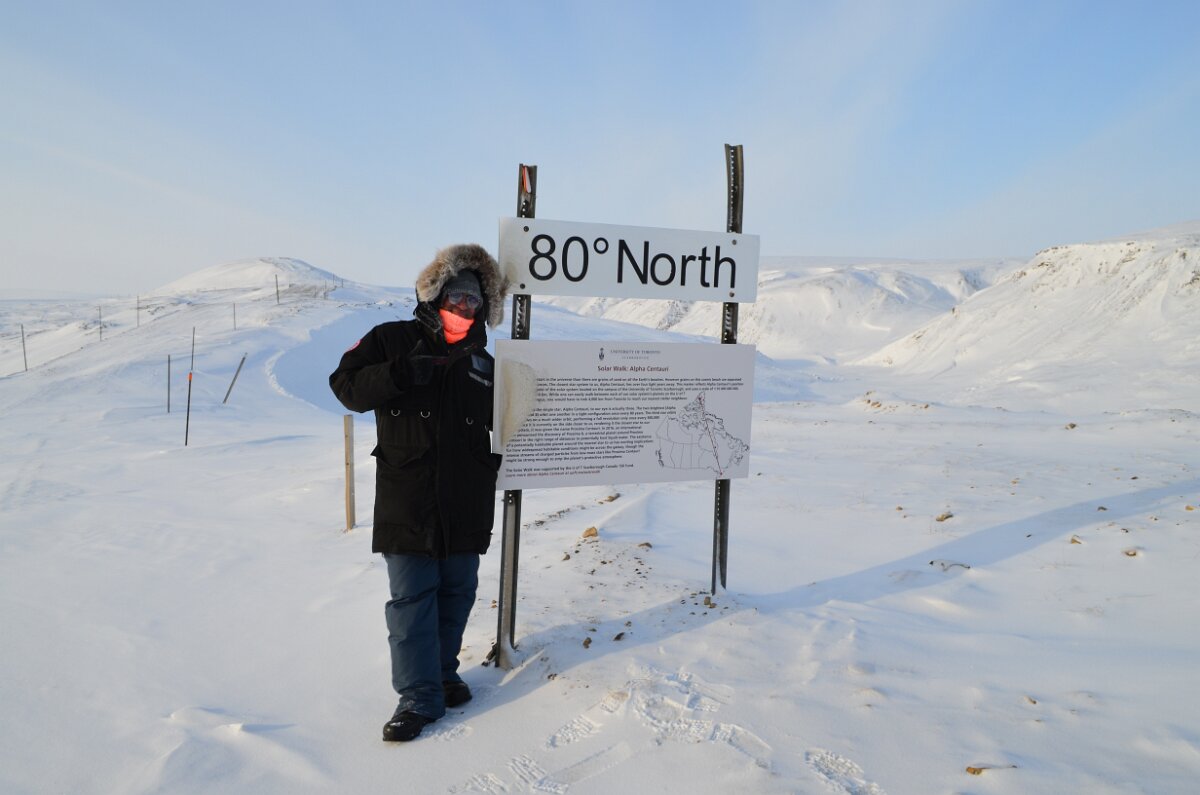 Kevin at 80 degrees north